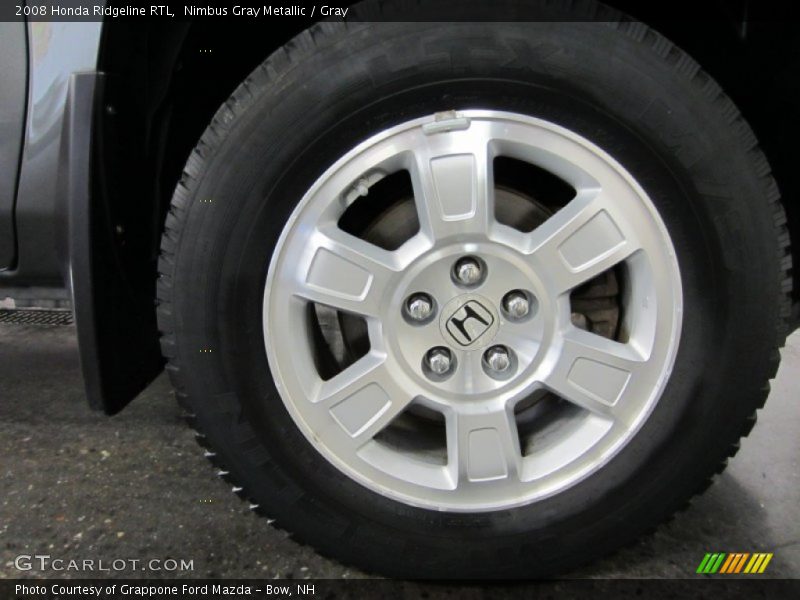 Nimbus Gray Metallic / Gray 2008 Honda Ridgeline RTL