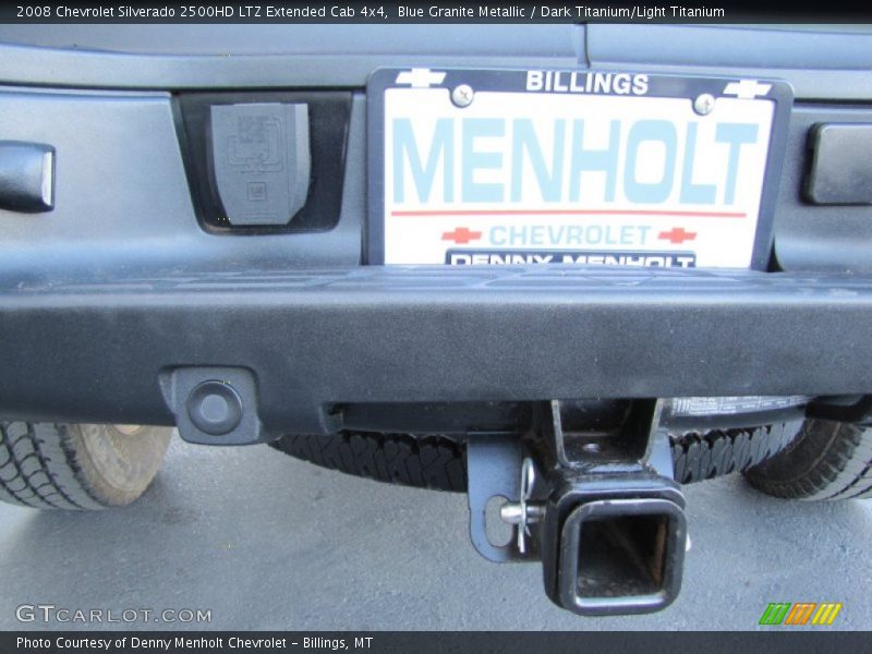 Blue Granite Metallic / Dark Titanium/Light Titanium 2008 Chevrolet Silverado 2500HD LTZ Extended Cab 4x4