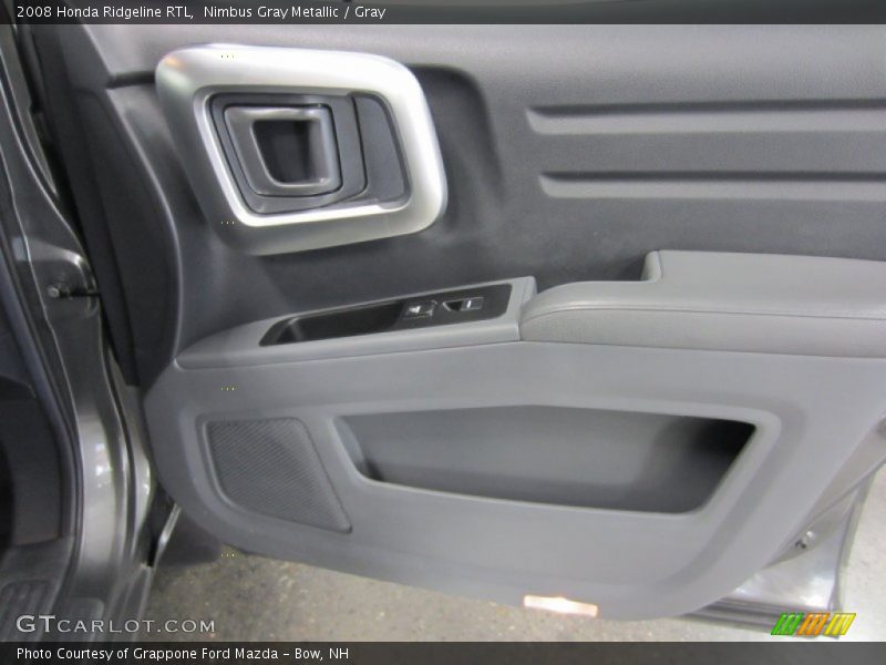 Nimbus Gray Metallic / Gray 2008 Honda Ridgeline RTL
