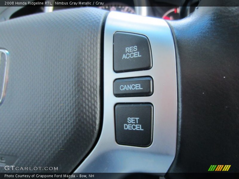 Nimbus Gray Metallic / Gray 2008 Honda Ridgeline RTL