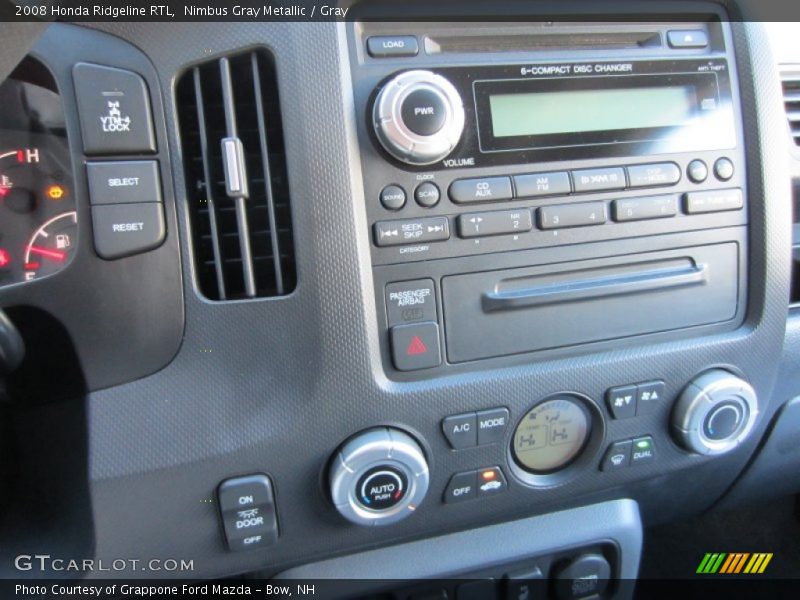 Nimbus Gray Metallic / Gray 2008 Honda Ridgeline RTL