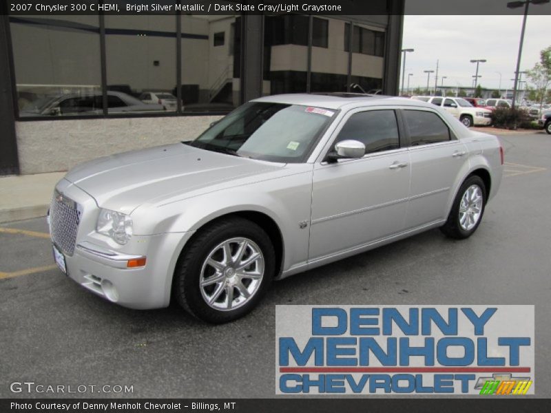 Bright Silver Metallic / Dark Slate Gray/Light Graystone 2007 Chrysler 300 C HEMI