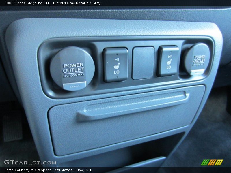 Nimbus Gray Metallic / Gray 2008 Honda Ridgeline RTL