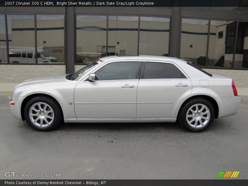 Bright Silver Metallic / Dark Slate Gray/Light Graystone 2007 Chrysler 300 C HEMI