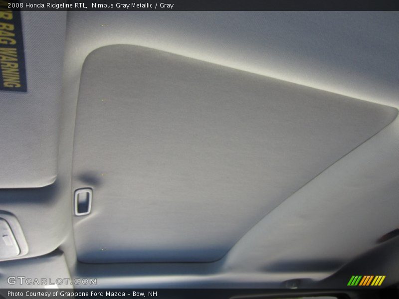 Nimbus Gray Metallic / Gray 2008 Honda Ridgeline RTL