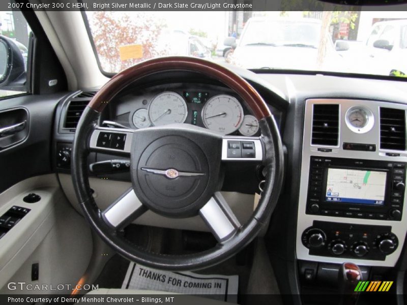 Bright Silver Metallic / Dark Slate Gray/Light Graystone 2007 Chrysler 300 C HEMI