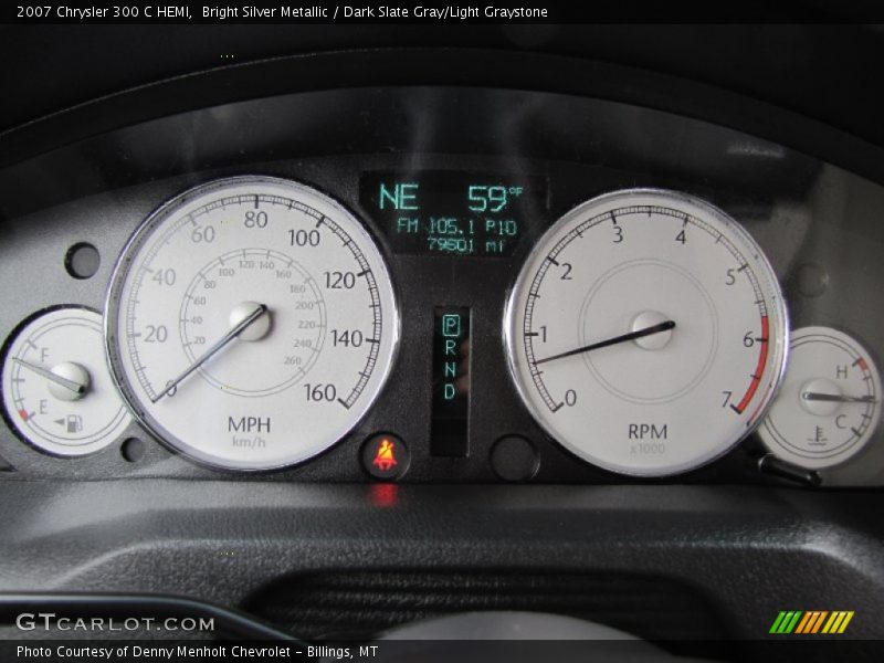 Bright Silver Metallic / Dark Slate Gray/Light Graystone 2007 Chrysler 300 C HEMI