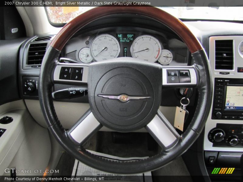 Bright Silver Metallic / Dark Slate Gray/Light Graystone 2007 Chrysler 300 C HEMI