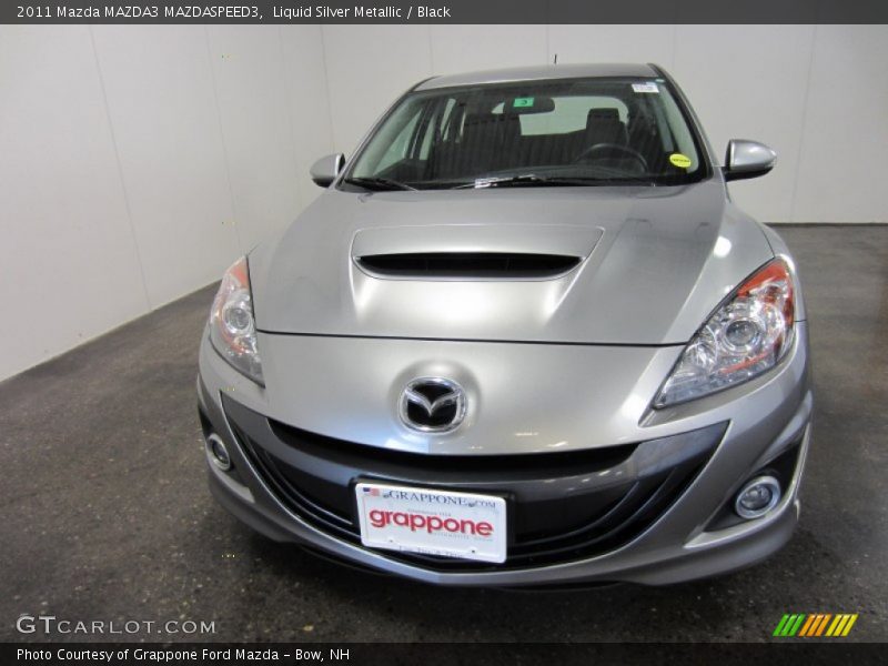 Liquid Silver Metallic / Black 2011 Mazda MAZDA3 MAZDASPEED3