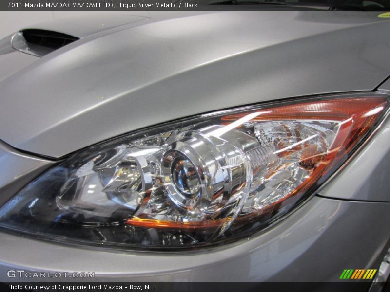 Liquid Silver Metallic / Black 2011 Mazda MAZDA3 MAZDASPEED3