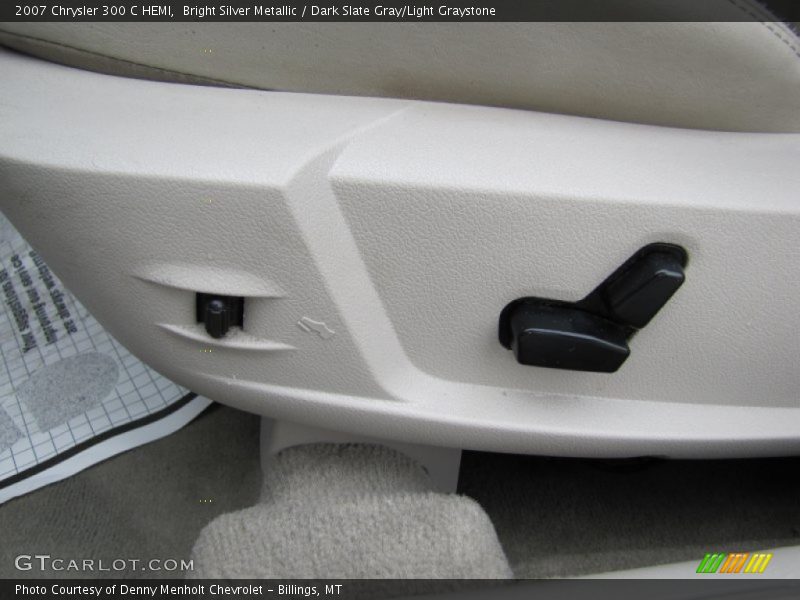 Bright Silver Metallic / Dark Slate Gray/Light Graystone 2007 Chrysler 300 C HEMI