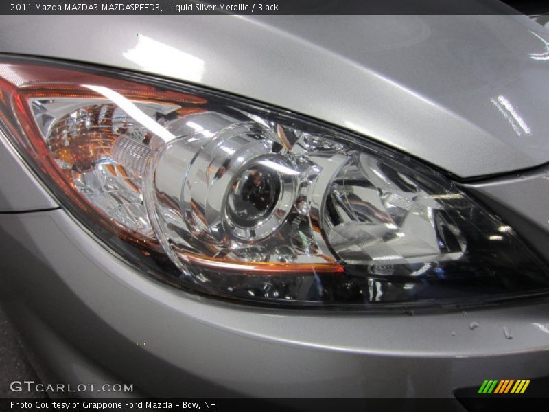 Liquid Silver Metallic / Black 2011 Mazda MAZDA3 MAZDASPEED3