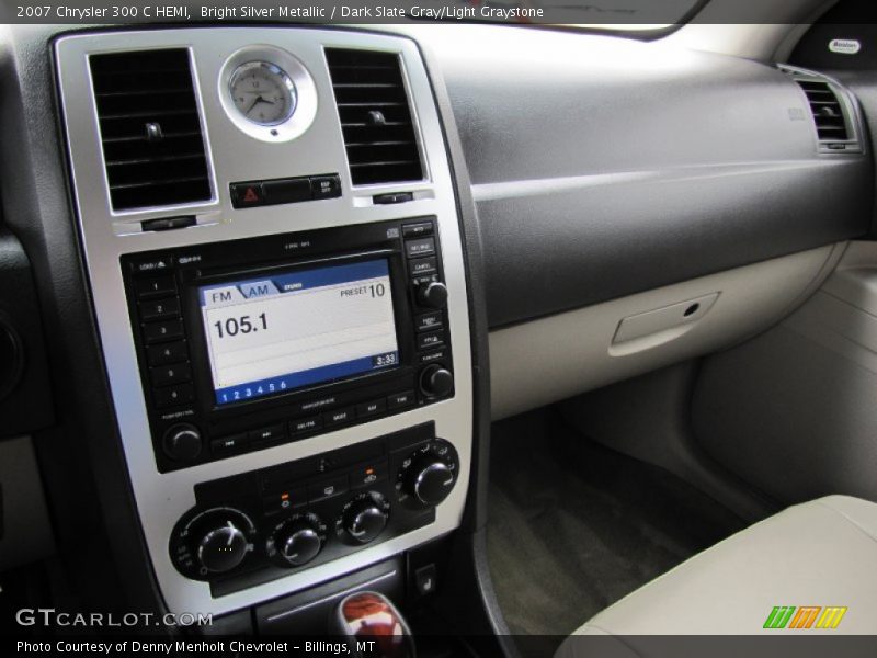 Bright Silver Metallic / Dark Slate Gray/Light Graystone 2007 Chrysler 300 C HEMI