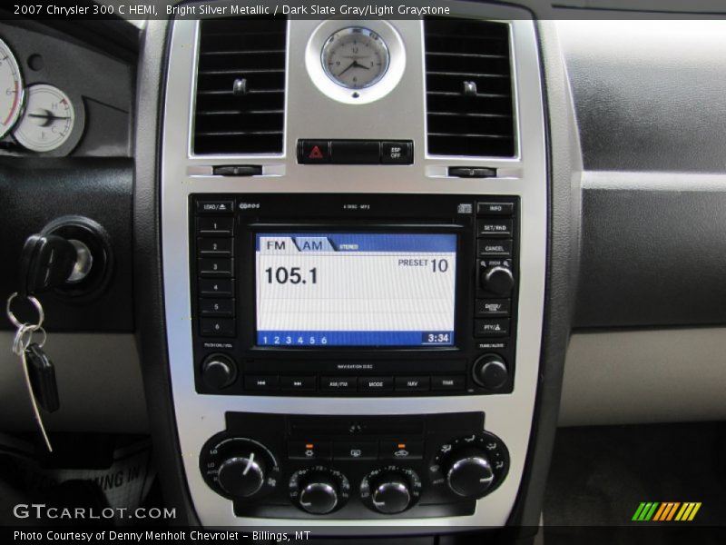 Bright Silver Metallic / Dark Slate Gray/Light Graystone 2007 Chrysler 300 C HEMI