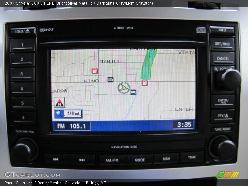 Bright Silver Metallic / Dark Slate Gray/Light Graystone 2007 Chrysler 300 C HEMI