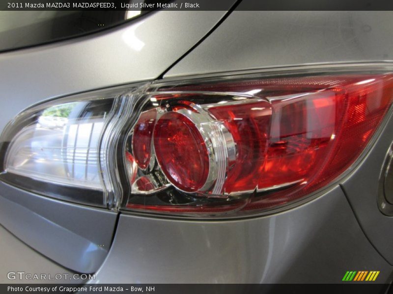 Liquid Silver Metallic / Black 2011 Mazda MAZDA3 MAZDASPEED3