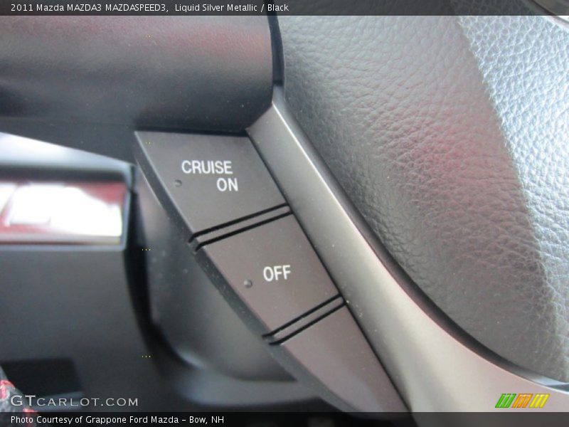Liquid Silver Metallic / Black 2011 Mazda MAZDA3 MAZDASPEED3