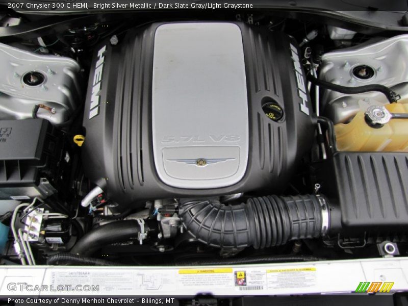 Bright Silver Metallic / Dark Slate Gray/Light Graystone 2007 Chrysler 300 C HEMI