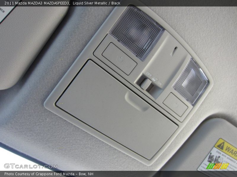 Liquid Silver Metallic / Black 2011 Mazda MAZDA3 MAZDASPEED3
