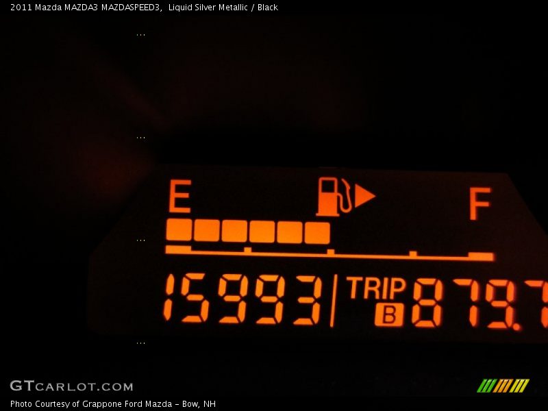 Liquid Silver Metallic / Black 2011 Mazda MAZDA3 MAZDASPEED3