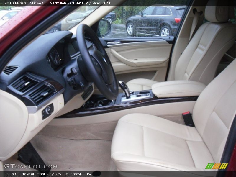 Vermilion Red Metallic / Sand Beige 2010 BMW X5 xDrive30i