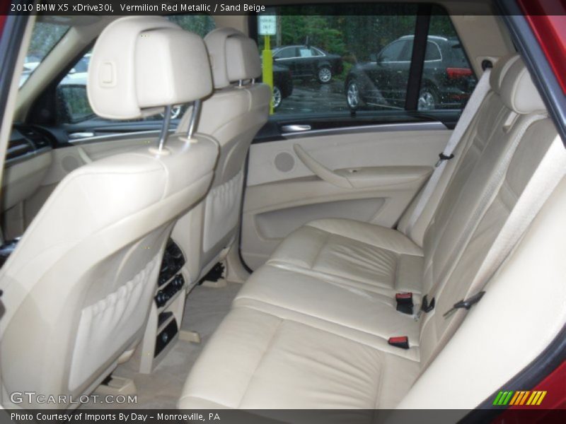 Vermilion Red Metallic / Sand Beige 2010 BMW X5 xDrive30i