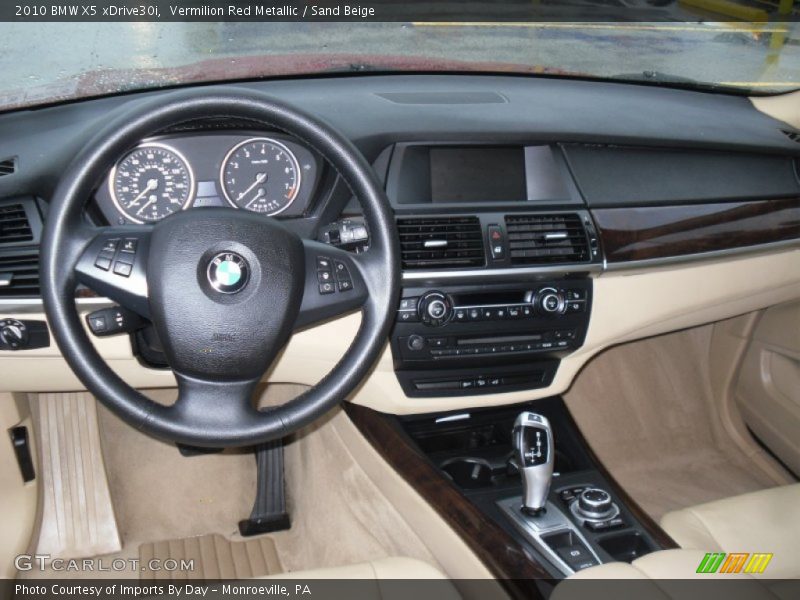 Vermilion Red Metallic / Sand Beige 2010 BMW X5 xDrive30i