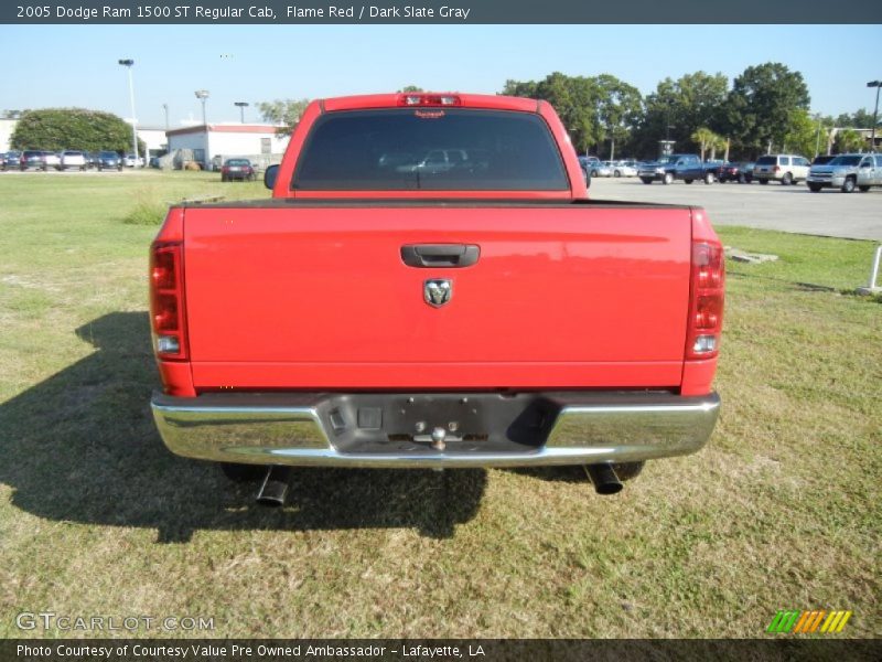 Flame Red / Dark Slate Gray 2005 Dodge Ram 1500 ST Regular Cab