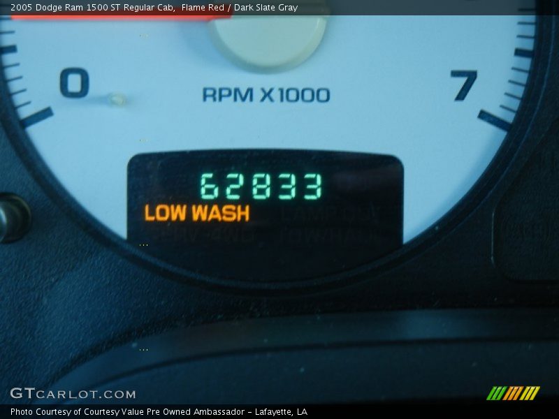 Flame Red / Dark Slate Gray 2005 Dodge Ram 1500 ST Regular Cab