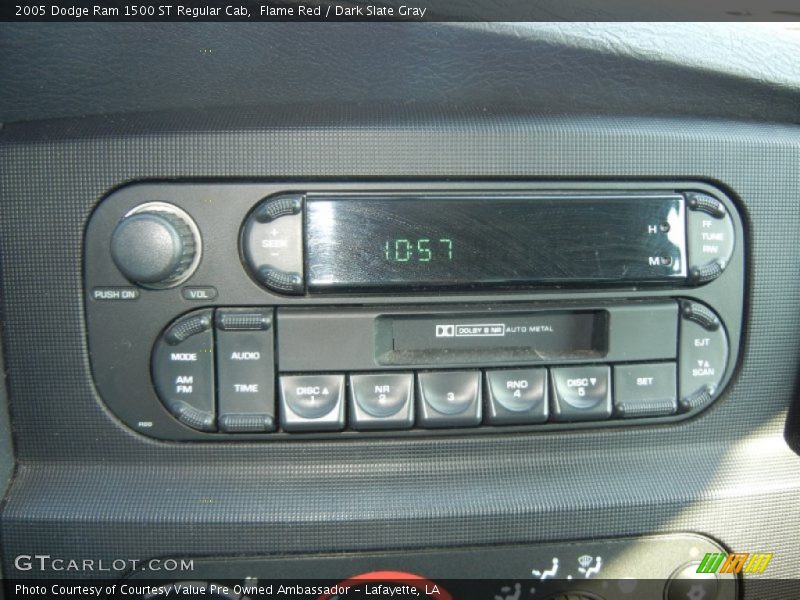 Flame Red / Dark Slate Gray 2005 Dodge Ram 1500 ST Regular Cab