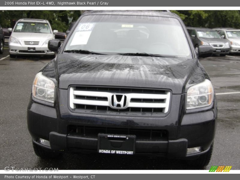 Nighthawk Black Pearl / Gray 2006 Honda Pilot EX-L 4WD