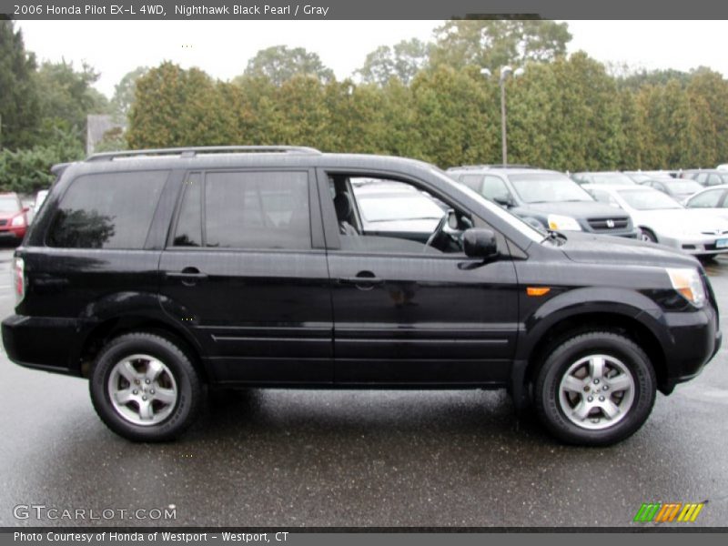 Nighthawk Black Pearl / Gray 2006 Honda Pilot EX-L 4WD