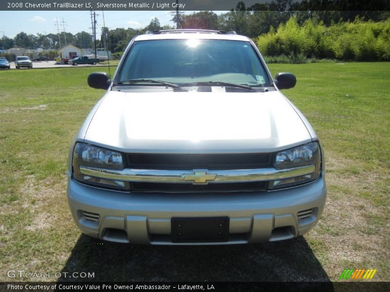 Silverstone Metallic / Light Gray 2008 Chevrolet TrailBlazer LS