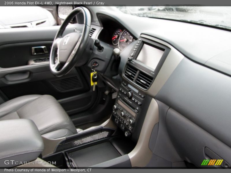 Nighthawk Black Pearl / Gray 2006 Honda Pilot EX-L 4WD