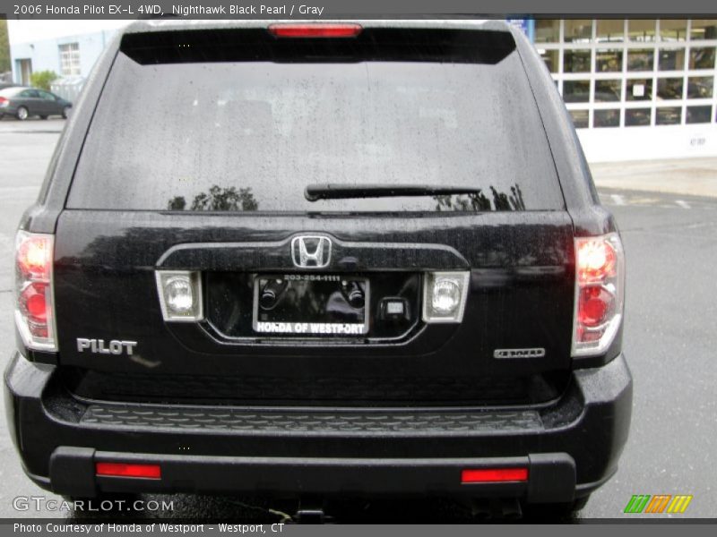 Nighthawk Black Pearl / Gray 2006 Honda Pilot EX-L 4WD