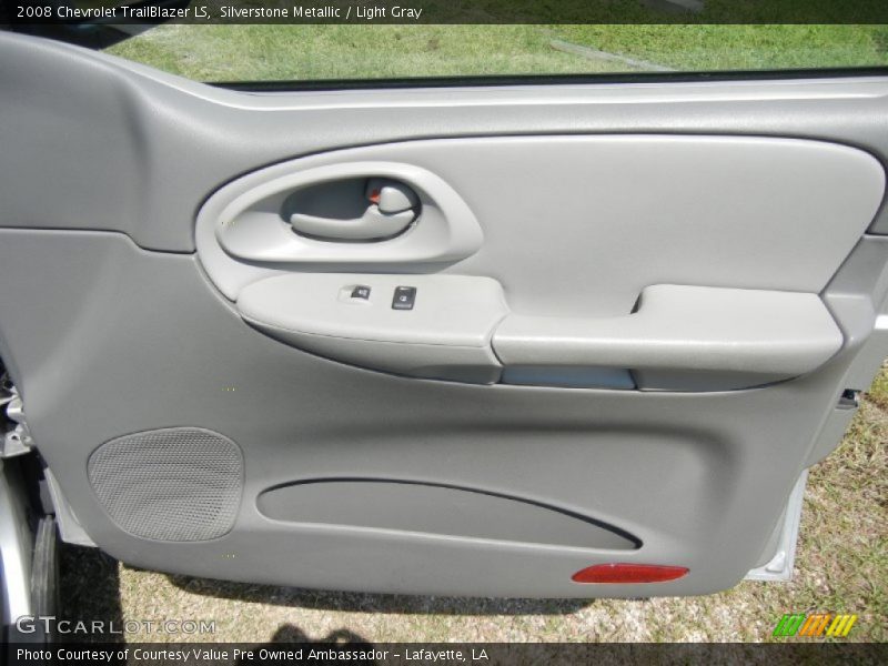 Silverstone Metallic / Light Gray 2008 Chevrolet TrailBlazer LS