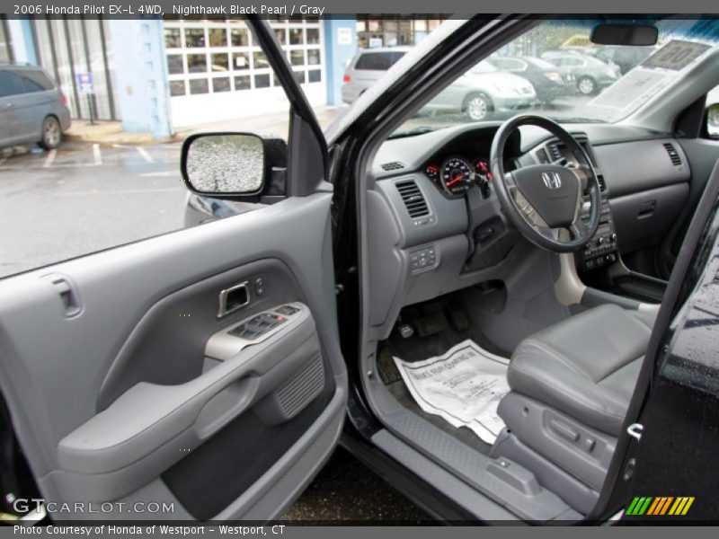Nighthawk Black Pearl / Gray 2006 Honda Pilot EX-L 4WD