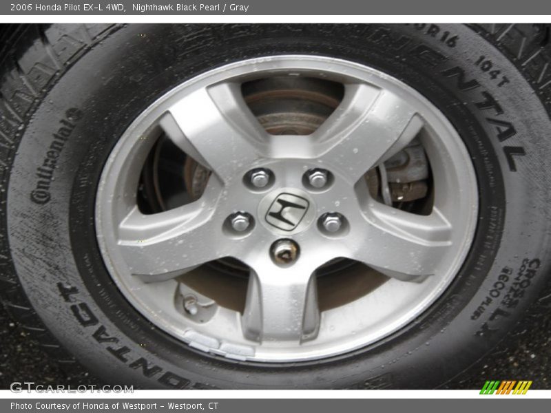 Nighthawk Black Pearl / Gray 2006 Honda Pilot EX-L 4WD