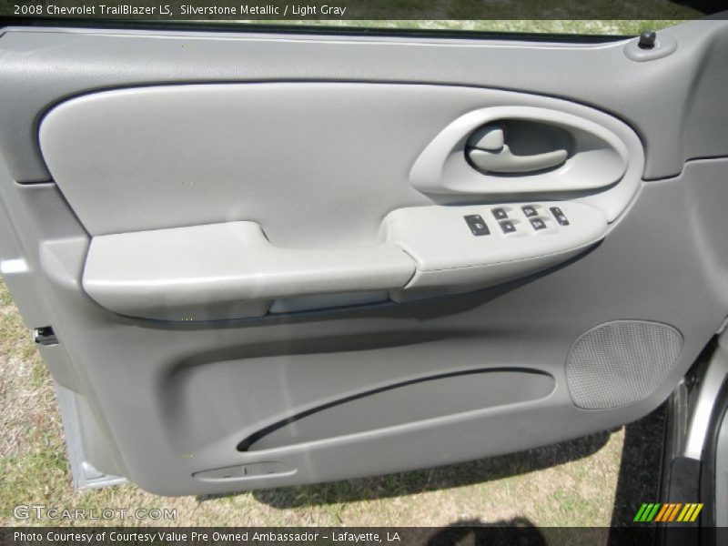 Silverstone Metallic / Light Gray 2008 Chevrolet TrailBlazer LS