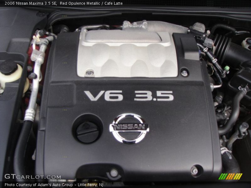 Red Opulence Metallic / Cafe Latte 2006 Nissan Maxima 3.5 SE
