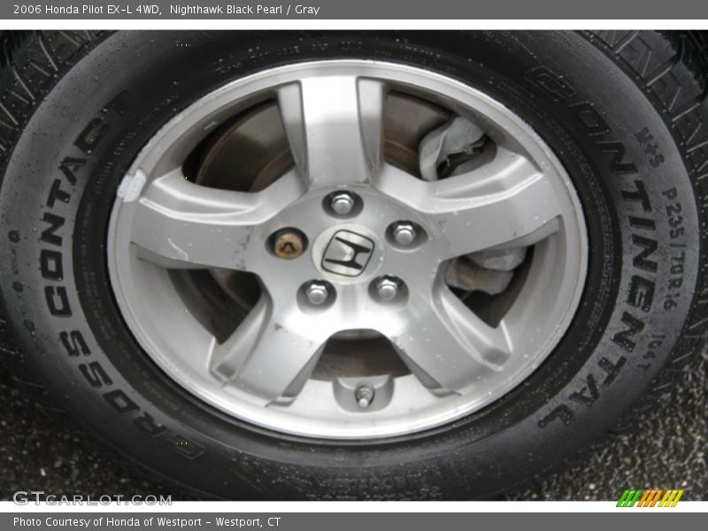 Nighthawk Black Pearl / Gray 2006 Honda Pilot EX-L 4WD