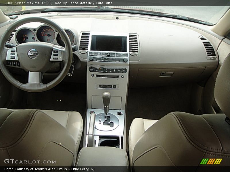 Red Opulence Metallic / Cafe Latte 2006 Nissan Maxima 3.5 SE