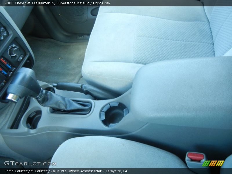 Silverstone Metallic / Light Gray 2008 Chevrolet TrailBlazer LS
