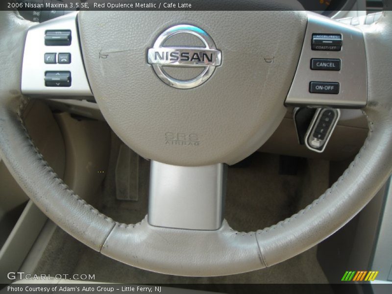 Red Opulence Metallic / Cafe Latte 2006 Nissan Maxima 3.5 SE