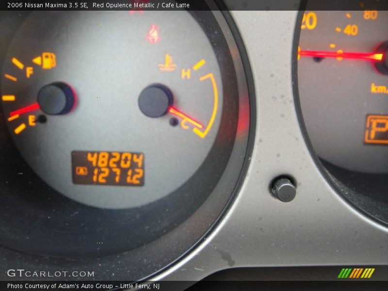 Red Opulence Metallic / Cafe Latte 2006 Nissan Maxima 3.5 SE