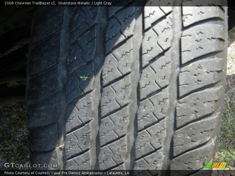 Silverstone Metallic / Light Gray 2008 Chevrolet TrailBlazer LS