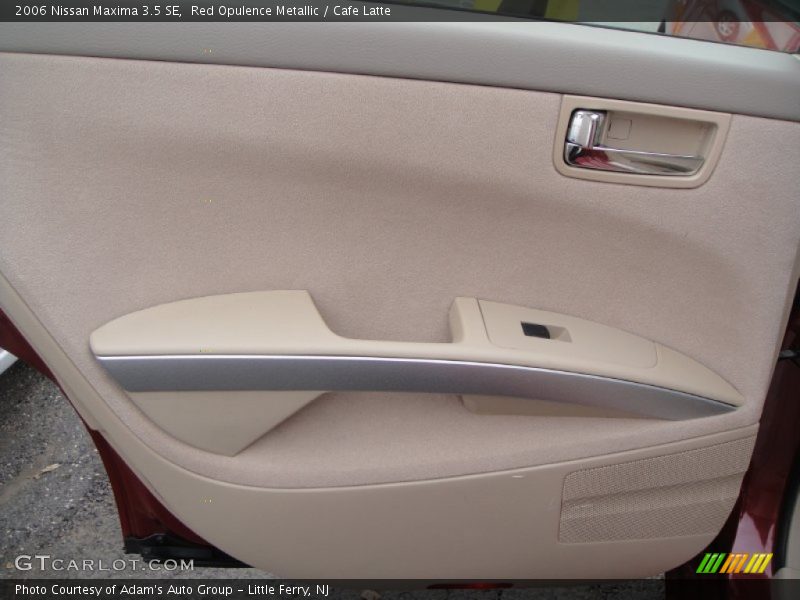 Red Opulence Metallic / Cafe Latte 2006 Nissan Maxima 3.5 SE