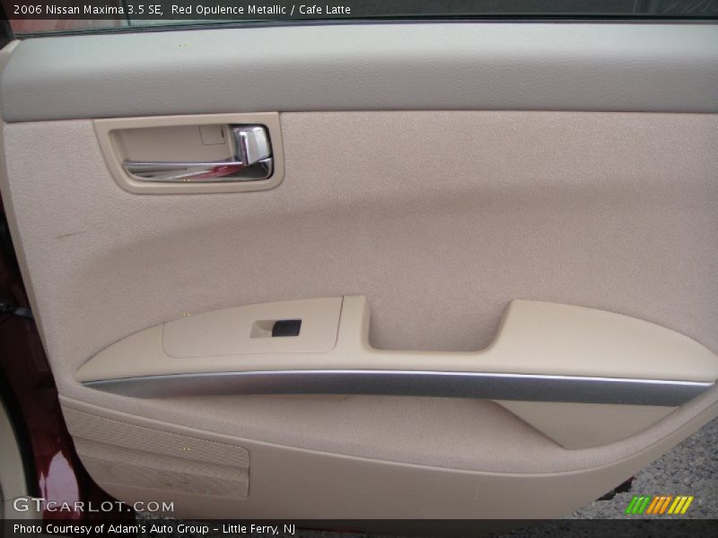 Red Opulence Metallic / Cafe Latte 2006 Nissan Maxima 3.5 SE