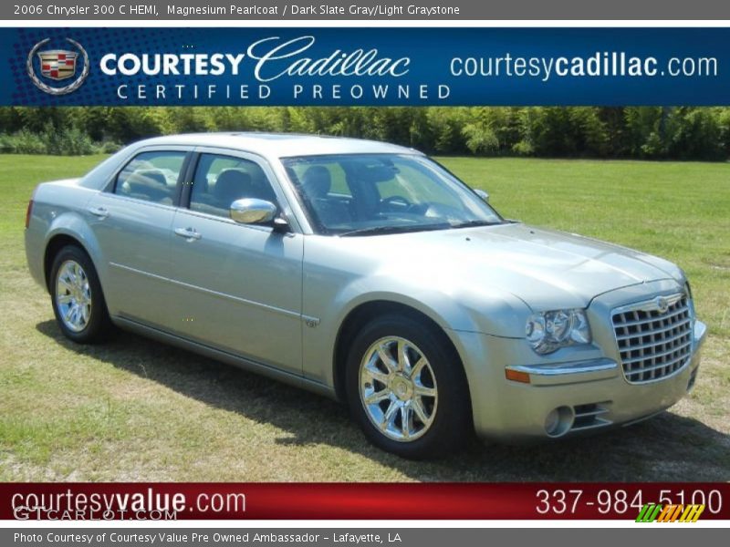 Magnesium Pearlcoat / Dark Slate Gray/Light Graystone 2006 Chrysler 300 C HEMI