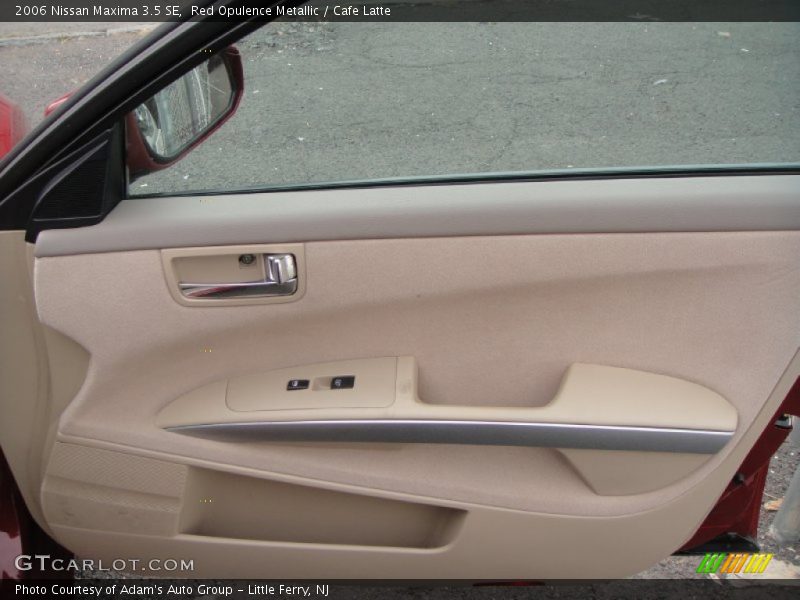 Red Opulence Metallic / Cafe Latte 2006 Nissan Maxima 3.5 SE